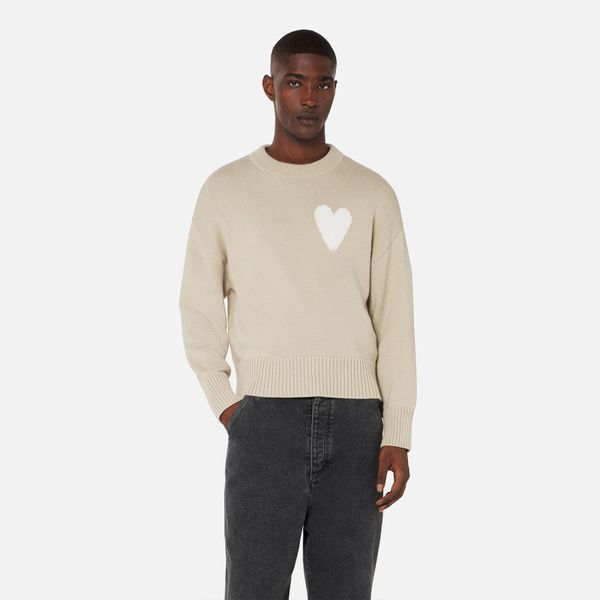 paris designer men's sweaters designer cya36 # amis de coeur love jacquard crew neck sweater fashion brand streetwearn, White;black
paris designer men's sweaters designer cya36 # amis de coeur love jacquard crew neck sweater fashion brand streetwearn, White;black