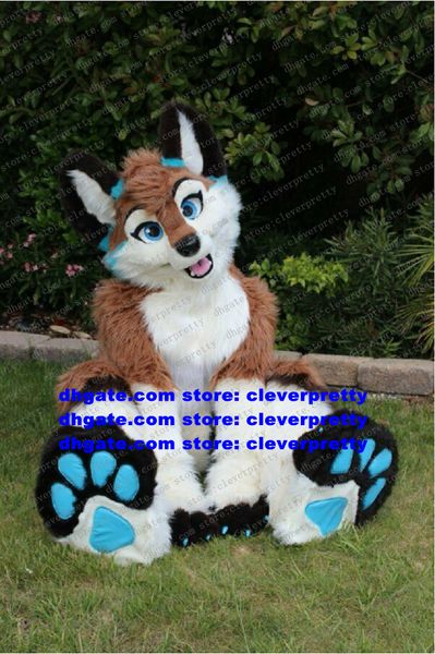 brown long fur furry fox mascot costume husky dog wolf fursuit cartoon character outfit suit large family gathering cartoon figure zz7588, Red;yellow
brown long fur furry fox mascot costume husky dog wolf fursuit cartoon character outfit suit large family gathering cartoon figure zz7588, Red;yellow