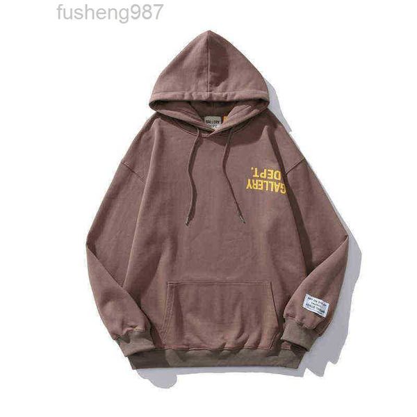 men's hoodies sweatshirts sweatshirt designer 2022 american fashion graffiti letters galleryes dept inverted printed cotton and women&#, Black
men's hoodies sweatshirts sweatshirt designer 2022 american fashion graffiti letters galleryes dept inverted printed cotton and women&#, Black