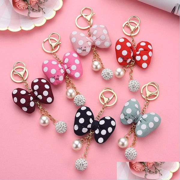 keychains lanyards 6 color key chain cartoon dot bow pearl keyring pendant car bag ornament fashion parts toy drop delivery 2021 a dh34s, Silver
keychains lanyards 6 color key chain cartoon dot bow pearl keyring pendant car bag ornament fashion parts toy drop delivery 2021 a dh34s, Silver