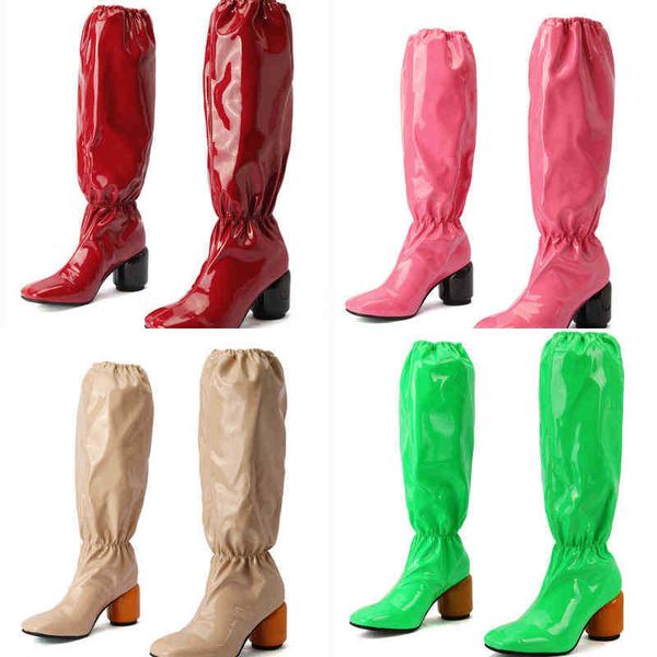 boots popular new autumn winter stretch boots women's round high heels square toe black pink dress party shoes woman knee high boots 22
boots popular new autumn winter stretch boots women's round high heels square toe black pink dress party shoes woman knee high boots 22