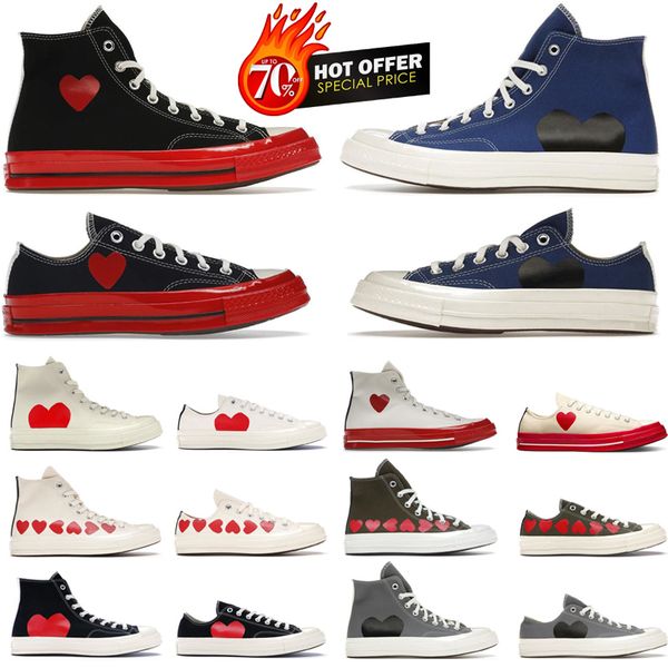 casual shoes r 70 hi 1970s cdg fashion canvas sneakers mens womens personality low high play egret red midsole eur 35-44
casual shoes r 70 hi 1970s cdg fashion canvas sneakers mens womens personality low high play egret red midsole eur 35-44