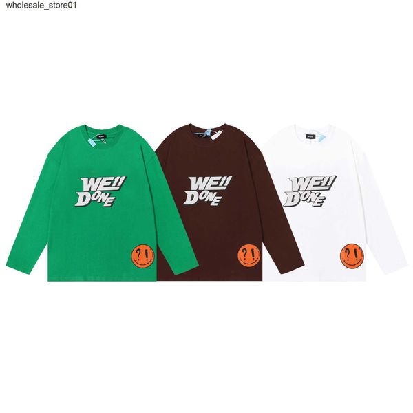 men's hoodies sweatshirts we11 correct version welldone2022 new lettered smiling face round neck loose print women's long sleeve t, Black
men's hoodies sweatshirts we11 correct version welldone2022 new lettered smiling face round neck loose print women's long sleeve t, Black