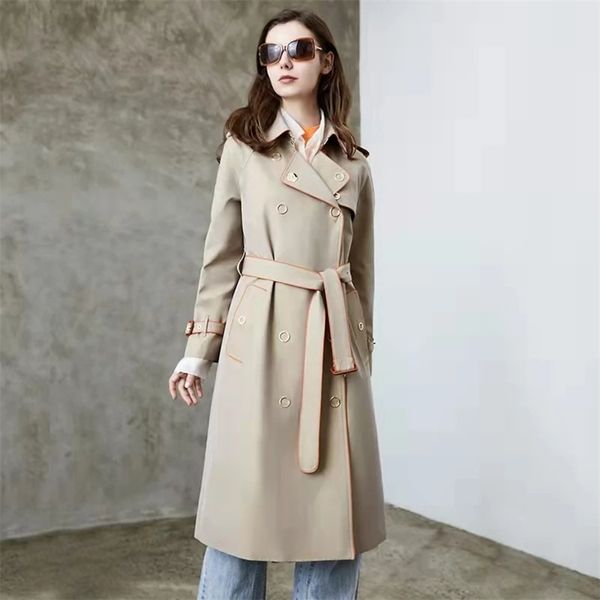 womens trench coats spring and autumn new heavy industry edging metal classic chameleon british style long windbreaker, Tan;black
womens trench coats spring and autumn new heavy industry edging metal classic chameleon british style long windbreaker, Tan;black