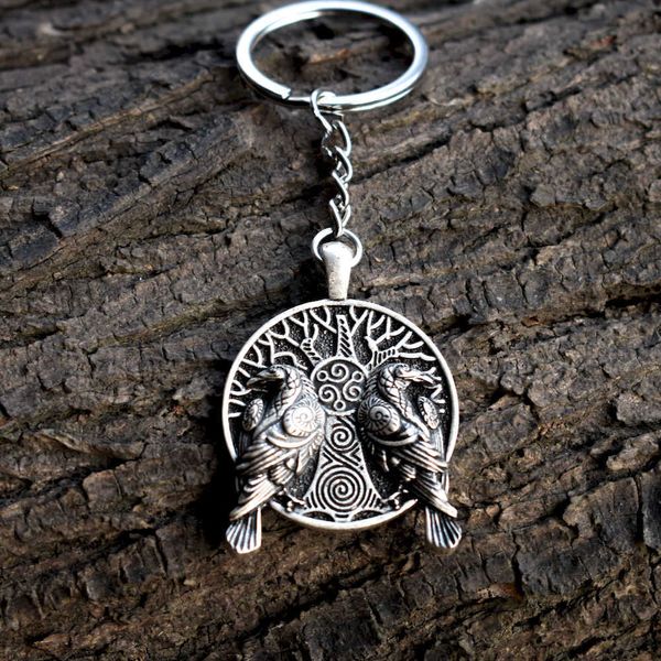 keychains sanlan norse talisman viking raven huginn and muninn keychain g221026, Silver
keychains sanlan norse talisman viking raven huginn and muninn keychain g221026, Silver