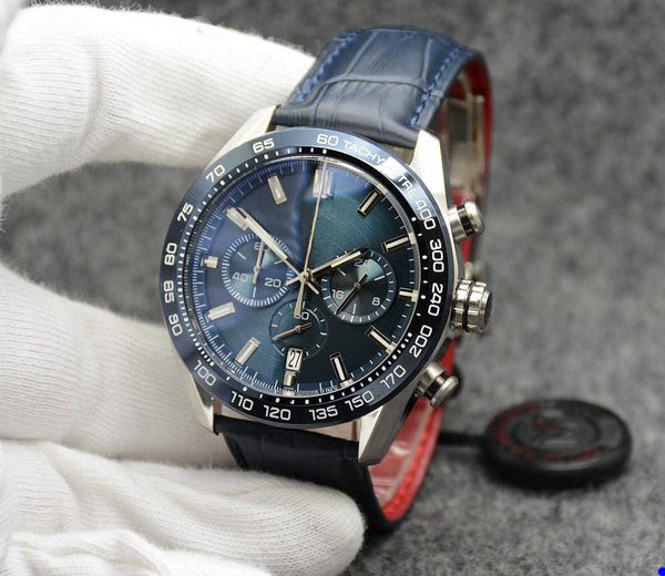 high grade watch 44mm quartz chronograph battery power mens watches stainless steel bracelet gold black dial strap floding case gift, Slivery;brown
high grade watch 44mm quartz chronograph battery power mens watches stainless steel bracelet gold black dial strap floding case gift, Slivery;brown