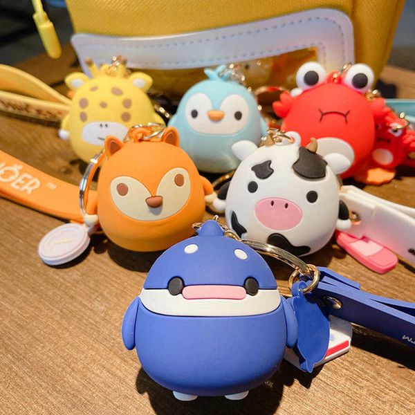 keychains cute and marine animal keychain personality cartoon penguin cow fox car key chain bag pendant g221026, Silver
keychains cute and marine animal keychain personality cartoon penguin cow fox car key chain bag pendant g221026, Silver