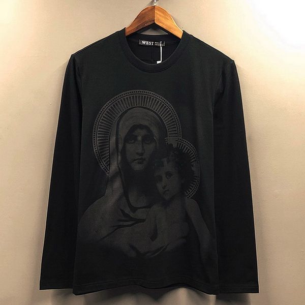 european american street fashion men women designer printing angel round neck long sleeved t-shirt bottoming shirt student cotton breathable, White;black
european american street fashion men women designer printing angel round neck long sleeved t-shirt bottoming shirt student cotton breathable, White;black
