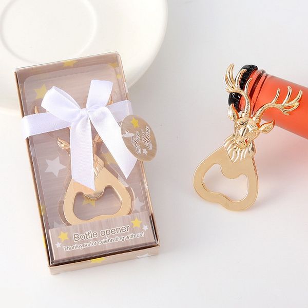 50pcs winter wedding favors antler design gold bottle opener in gift box christmas party supplies deer beer openers
50pcs winter wedding favors antler design gold bottle opener in gift box christmas party supplies deer beer openers
