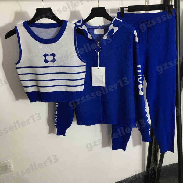 womens outfit knitted tracksuits designer cnl three piece sets 2022aw lettering long sleeve hooded zip cardigan jacket suit 0912, Gray
womens outfit knitted tracksuits designer cnl three piece sets 2022aw lettering long sleeve hooded zip cardigan jacket suit 0912, Gray