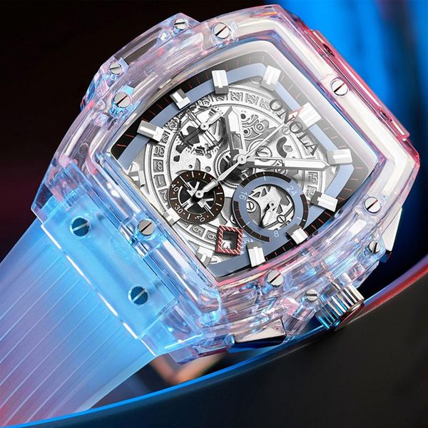 onola brand designer plastic watch men 2019 casual unique luxury quartz wristwatch male square transparent white sport men watch240n, Slivery;brown
onola brand designer plastic watch men 2019 casual unique luxury quartz wristwatch male square transparent white sport men watch240n, Slivery;brown