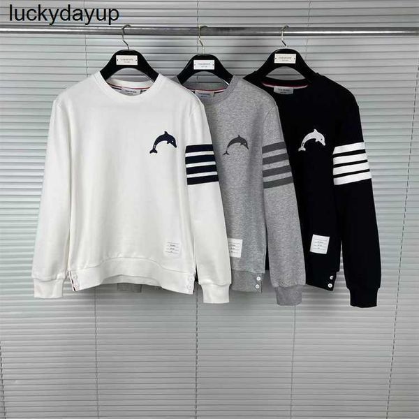 men's hoodies designer sweatshirts tb winter new round neck dolphin pattern bodysuit men women's casual fashion comfortable long s, Black
men's hoodies designer sweatshirts tb winter new round neck dolphin pattern bodysuit men women's casual fashion comfortable long s, Black