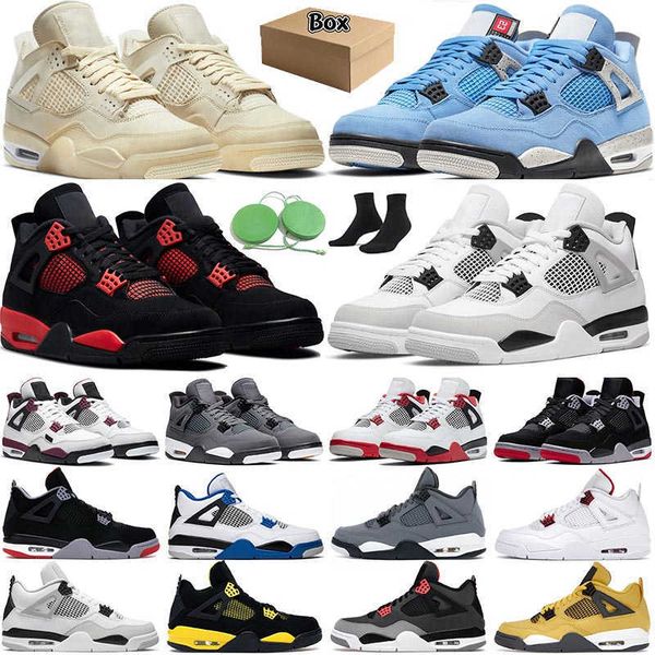 men women basketball shoes with box jumpman 4 4s red thunder sail black cat white pure money infrared military metallic purple cool grey
men women basketball shoes with box jumpman 4 4s red thunder sail black cat white pure money infrared military metallic purple cool grey