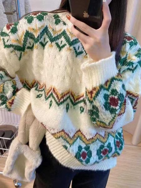 women's sweaters christmas sweater women 2022 autumn winter new o neck long sleeve printing loose casual pullovers female fashion trend, White;black
women's sweaters christmas sweater women 2022 autumn winter new o neck long sleeve printing loose casual pullovers female fashion trend, White;black