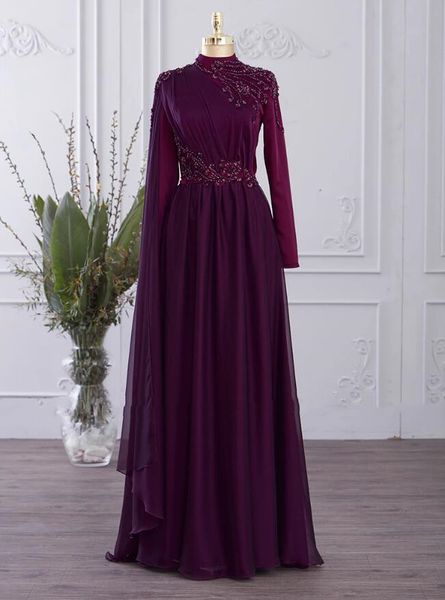 grape purple long sleeve muslim evening dresses 2023 high neck beaded lace pleated dubai middle east prom dress vewtidos mujer gala, Black;red
grape purple long sleeve muslim evening dresses 2023 high neck beaded lace pleated dubai middle east prom dress vewtidos mujer gala, Black;red