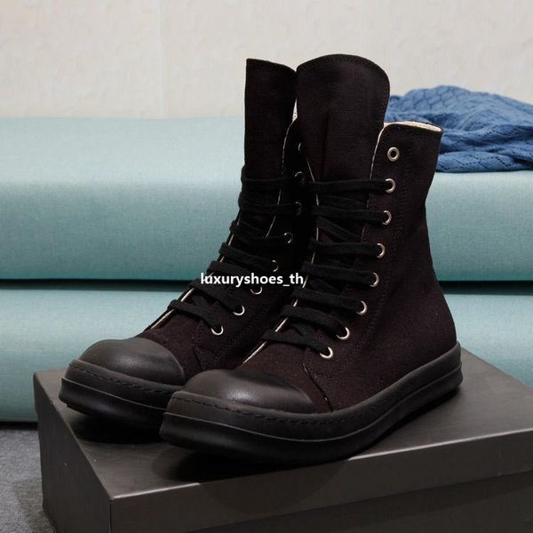 designer shoes boots rick sneakers boot canvas high owen booties black lace up breathable men women trainers 35-45
designer shoes boots rick sneakers boot canvas high owen booties black lace up breathable men women trainers 35-45