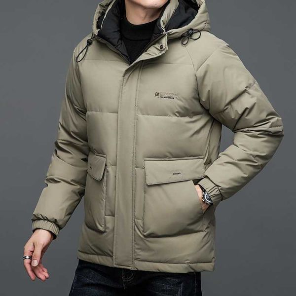 winter hooded cotton padded jacket thickened warm 2022 down men's fashion brand, Black
winter hooded cotton padded jacket thickened warm 2022 down men's fashion brand, Black