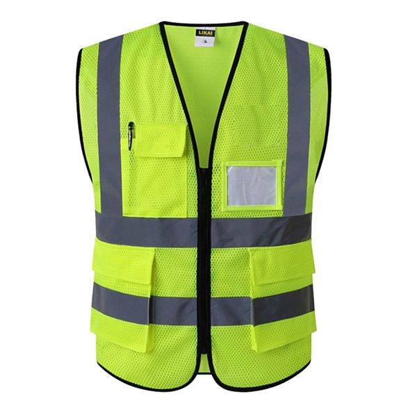 Image of Reflective vest New 1 Pcs Motorcycle Reflective Clothing Safety Vest Body Safe Protective Device Traffic Facilities For Racing Running Sports