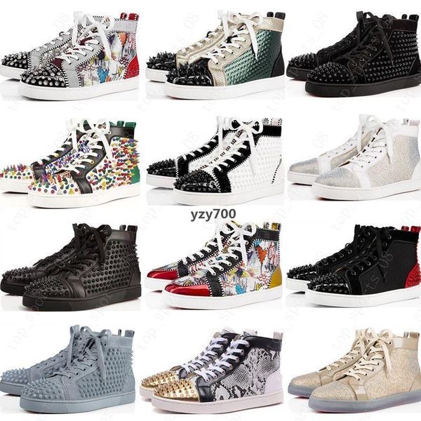 red-bottoms shoe christians new shoes men women studded spikes platform sneakers vintage genuine leather casual rivet sneaker 36-47 hxc, Black
red-bottoms shoe christians new shoes men women studded spikes platform sneakers vintage genuine leather casual rivet sneaker 36-47 hxc, Black