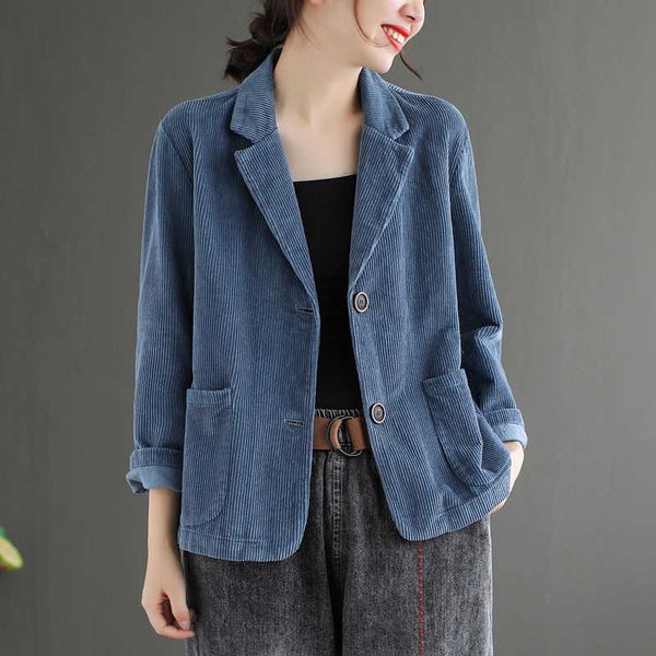 women's suits blazers wenfly women corduroy jacket coat england ladies casual korean female loose single breasted blazers oversized out, White;black
women's suits blazers wenfly women corduroy jacket coat england ladies casual korean female loose single breasted blazers oversized out, White;black