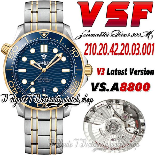 v3 diver 300m mens watch sv210.20.42.20.03.001 vsf8800 automatic two tone yellow gold ceramics bezel blue texture dial steel bracelet super, Slivery;brown
v3 diver 300m mens watch sv210.20.42.20.03.001 vsf8800 automatic two tone yellow gold ceramics bezel blue texture dial steel bracelet super, Slivery;brown