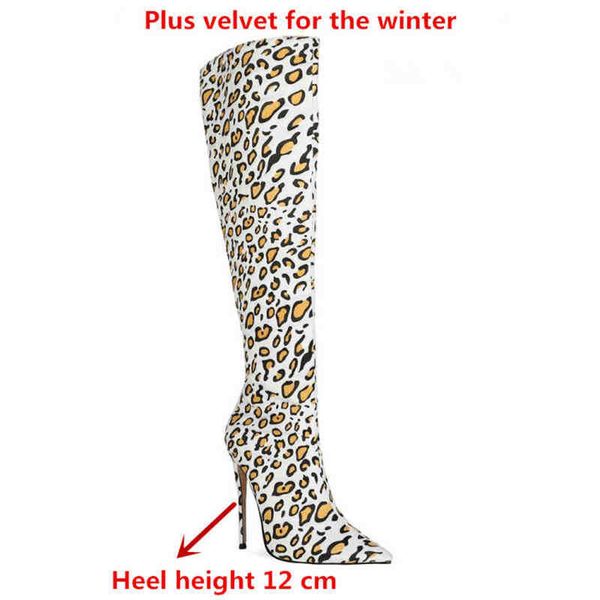 boots winter new stiletto heels back zipper fashion leopard print women's boots high boots large size women's shoes size 45 220913, Black
boots winter new stiletto heels back zipper fashion leopard print women's boots high boots large size women's shoes size 45 220913, Black