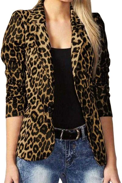 women's suits blazers slim fashion jacket leopard print blazer for women t221027, White;black
women's suits blazers slim fashion jacket leopard print blazer for women t221027, White;black