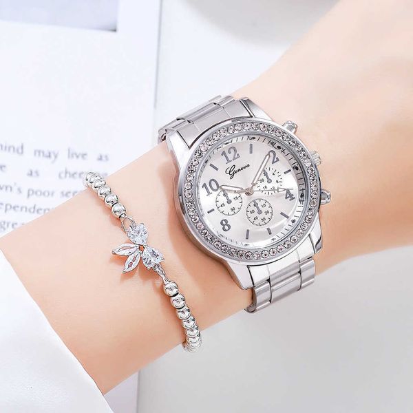 2022 women watches fashion rose gold bracelet set ladies wristwatches stainless steel silver strap female quartz, Slivery;brown
2022 women watches fashion rose gold bracelet set ladies wristwatches stainless steel silver strap female quartz, Slivery;brown