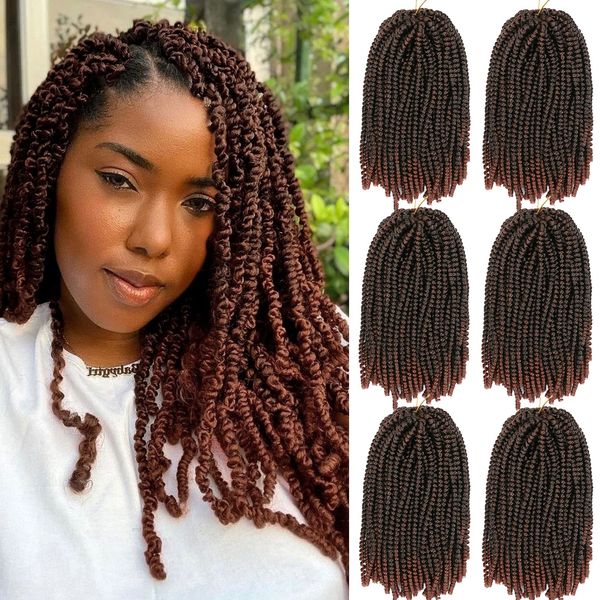 spring twist braiding hair 8 inch spring twist hair faux locs butterfly locs hair 30 strands/pack bomb twist fluffy crochet hair ls33, Black
spring twist braiding hair 8 inch spring twist hair faux locs butterfly locs hair 30 strands/pack bomb twist fluffy crochet hair ls33, Black