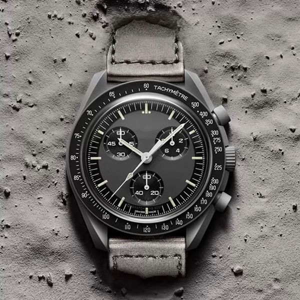 bioceramic planet mens moon watches full function quarz chronograph mission to mercury 42mm nylon limited edition rannekello polshorloge mon, Slivery;brown
bioceramic planet mens moon watches full function quarz chronograph mission to mercury 42mm nylon limited edition rannekello polshorloge mon, Slivery;brown