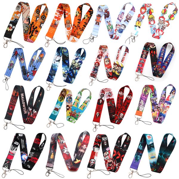 keychains lanyards classic horror movie scream neck straps id badge holder pendant keyring charm cell phone cosplay keychain gift ke smtts, Silver
keychains lanyards classic horror movie scream neck straps id badge holder pendant keyring charm cell phone cosplay keychain gift ke smtts, Silver
