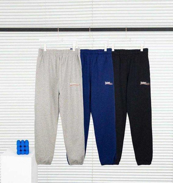 popular brand designer pants balanciagas classic cola embroidery sports relaxed casual trousers for men and women, Black
popular brand designer pants balanciagas classic cola embroidery sports relaxed casual trousers for men and women, Black