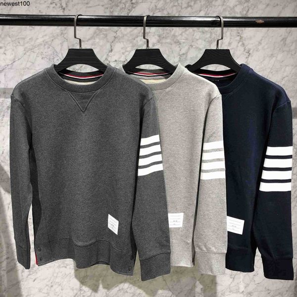 men's hoodies designer sweatshirts spring autumn new tb style round neck pullover sweater couple fashion cotton casual sports, Black
men's hoodies designer sweatshirts spring autumn new tb style round neck pullover sweater couple fashion cotton casual sports, Black