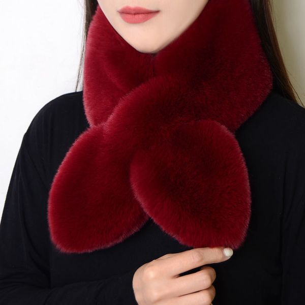 scarves scarf women winter thickened warm rabbit fur scarf multifunctional neck protection plush cross scarf for men and women, Blue;gray
scarves scarf women winter thickened warm rabbit fur scarf multifunctional neck protection plush cross scarf for men and women, Blue;gray