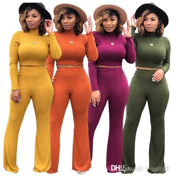 designer autumn winter clothing women wide leg pants suit pit strip open waist high neck sweater crop 2 piece set, White
designer autumn winter clothing women wide leg pants suit pit strip open waist high neck sweater crop 2 piece set, White