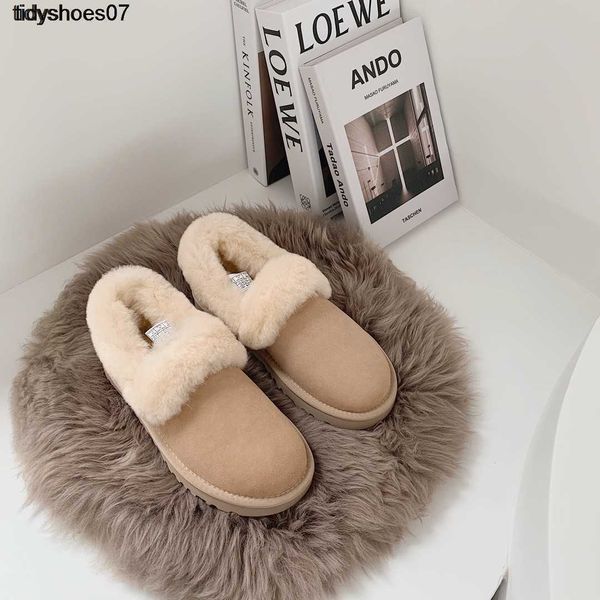 winter necessities sheepskin fur integrated snow brown grey boots for women low shallow mouth round head korean version warm loafer, Black
winter necessities sheepskin fur integrated snow brown grey boots for women low shallow mouth round head korean version warm loafer, Black