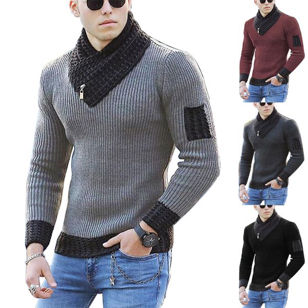 turtleneck men knitted sweater pullover vintage men clothing jersey hombre, White;black
turtleneck men knitted sweater pullover vintage men clothing jersey hombre, White;black