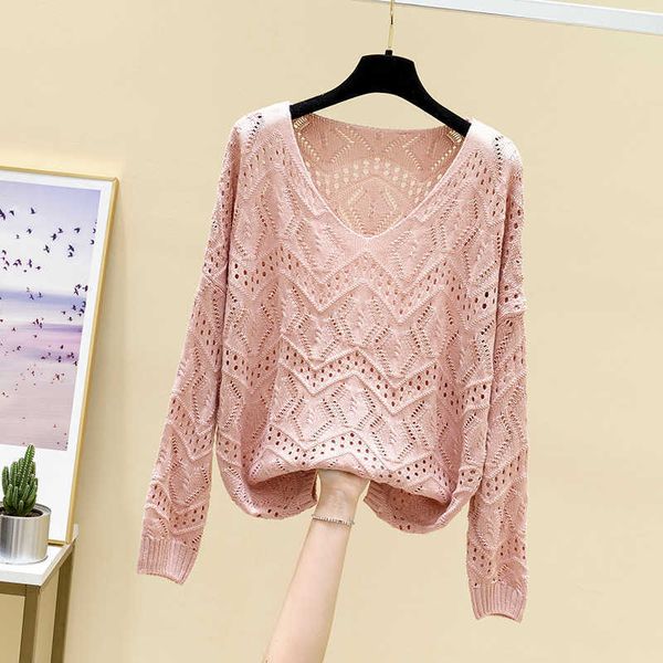 women's sweaters hollow-out sweater female han edition loose render blouse long-sleeved v-neck thin new spring 2021 fashion g221018, White;black
women's sweaters hollow-out sweater female han edition loose render blouse long-sleeved v-neck thin new spring 2021 fashion g221018, White;black