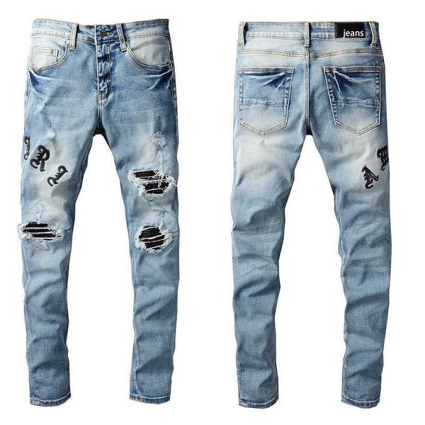 amiin cool high street fashion brand blue collar patch embroidery elastic slim fit skinny jeans 679 leisure casual paint splatter ripped col
amiin cool high street fashion brand blue collar patch embroidery elastic slim fit skinny jeans 679 leisure casual paint splatter ripped col