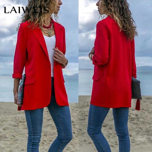 women's suits blazers laiweis new casual women slim suit blazer jacket coat red long sleeve blazer business office ladies outwear autum, White;black
women's suits blazers laiweis new casual women slim suit blazer jacket coat red long sleeve blazer business office ladies outwear autum, White;black