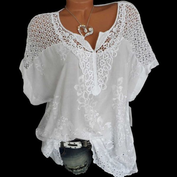 2022 summer short sleeve womens blouses and loose white lace patchwork shirt 5xl 6xl women shirts casual clothes
2022 summer short sleeve womens blouses and loose white lace patchwork shirt 5xl 6xl women shirts casual clothes