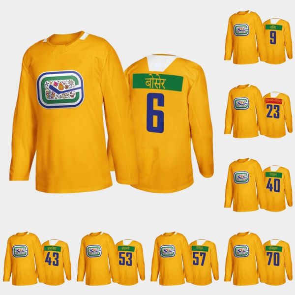 vancouver brock boeser canucks 2022 diwali night yellow jersey j.t. miller elias pettersson quinn hughes bo horvat tyler myers tanner pearso, Black;red
vancouver brock boeser canucks 2022 diwali night yellow jersey j.t. miller elias pettersson quinn hughes bo horvat tyler myers tanner pearso, Black;red