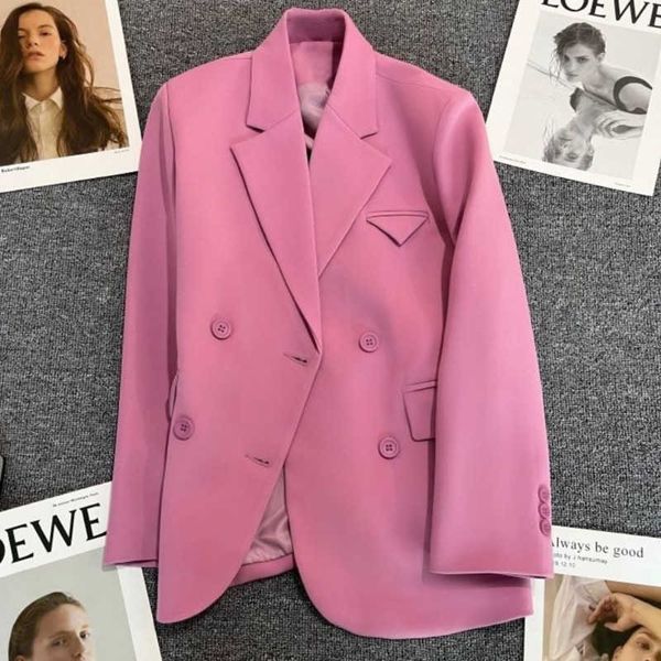 women's suits blazers 2022 women new korean solid color fashion casual long sleeve double-breasted streetwear office lady blazer vintag, White;black
women's suits blazers 2022 women new korean solid color fashion casual long sleeve double-breasted streetwear office lady blazer vintag, White;black