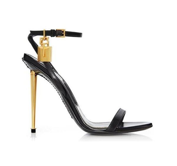 sandals summer shoes woman open toe padlock sandalia feminina mentallic stiletto high heels ankle strap sandals women plus size, Black
sandals summer shoes woman open toe padlock sandalia feminina mentallic stiletto high heels ankle strap sandals women plus size, Black