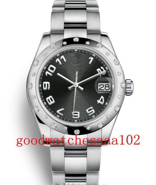 classic series new version women's wristwatches 18k white gold fine steel with diamonds 31mm red black dial 178344 automatic 2813 movem, Slivery;brown
classic series new version women's wristwatches 18k white gold fine steel with diamonds 31mm red black dial 178344 automatic 2813 movem, Slivery;brown