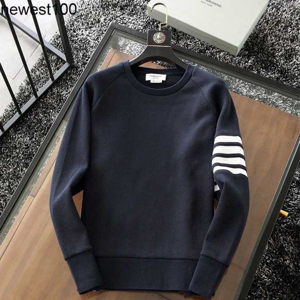 men's hoodies designer sweatshirts original version tb waffle sweater four bar tom brown men's long sleeve sweater round neck cott, Black
men's hoodies designer sweatshirts original version tb waffle sweater four bar tom brown men's long sleeve sweater round neck cott, Black