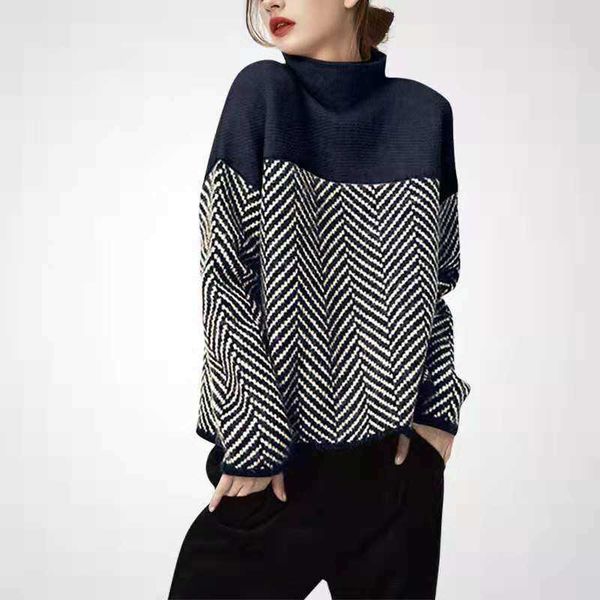 women's sweaters 2022 autumn and winter women's new knit geometric turtleneck sweater pullover flabby multi-color shirt long pullo, White;black
women's sweaters 2022 autumn and winter women's new knit geometric turtleneck sweater pullover flabby multi-color shirt long pullo, White;black