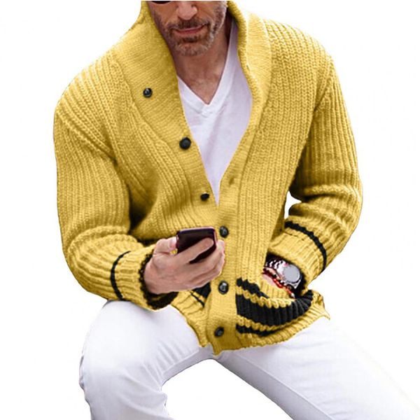 men sweater 2022 contrast colors spring sweater coat single-breasted half high collar casual winter sweater for daily wear, White;black
men sweater 2022 contrast colors spring sweater coat single-breasted half high collar casual winter sweater for daily wear, White;black