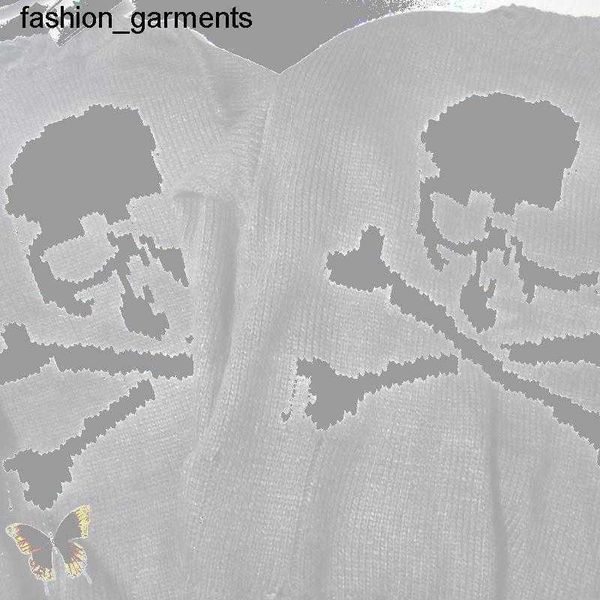 men's sweaters designer men's sweaters loose mmj dark skull ripped sweater casual round neck sweaters, White;black
men's sweaters designer men's sweaters loose mmj dark skull ripped sweater casual round neck sweaters, White;black
