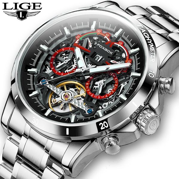 lige new automatic tourbillon watch for men mechanical skeleton tourbillon mens watches waterproof rubber strap brand luxury, Slivery;brown
lige new automatic tourbillon watch for men mechanical skeleton tourbillon mens watches waterproof rubber strap brand luxury, Slivery;brown